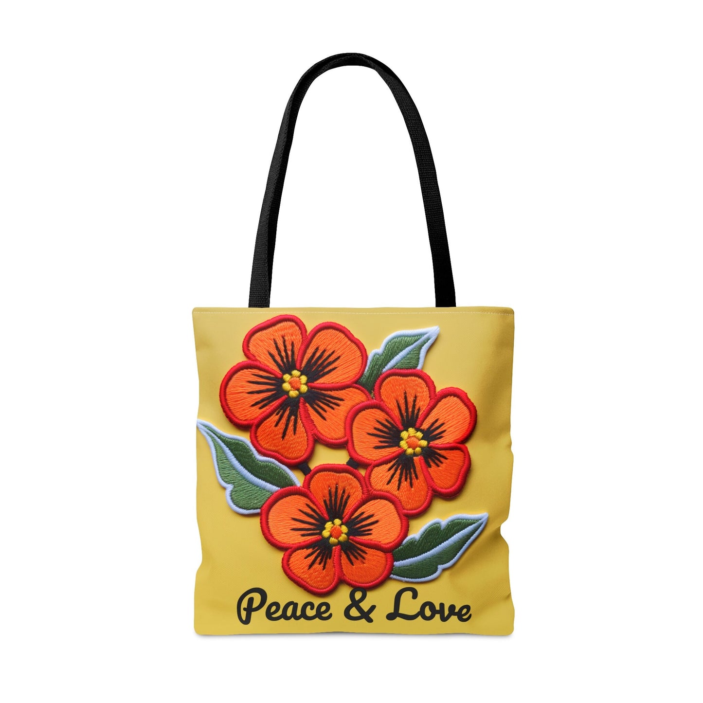 Peace and Love Tote Bag
