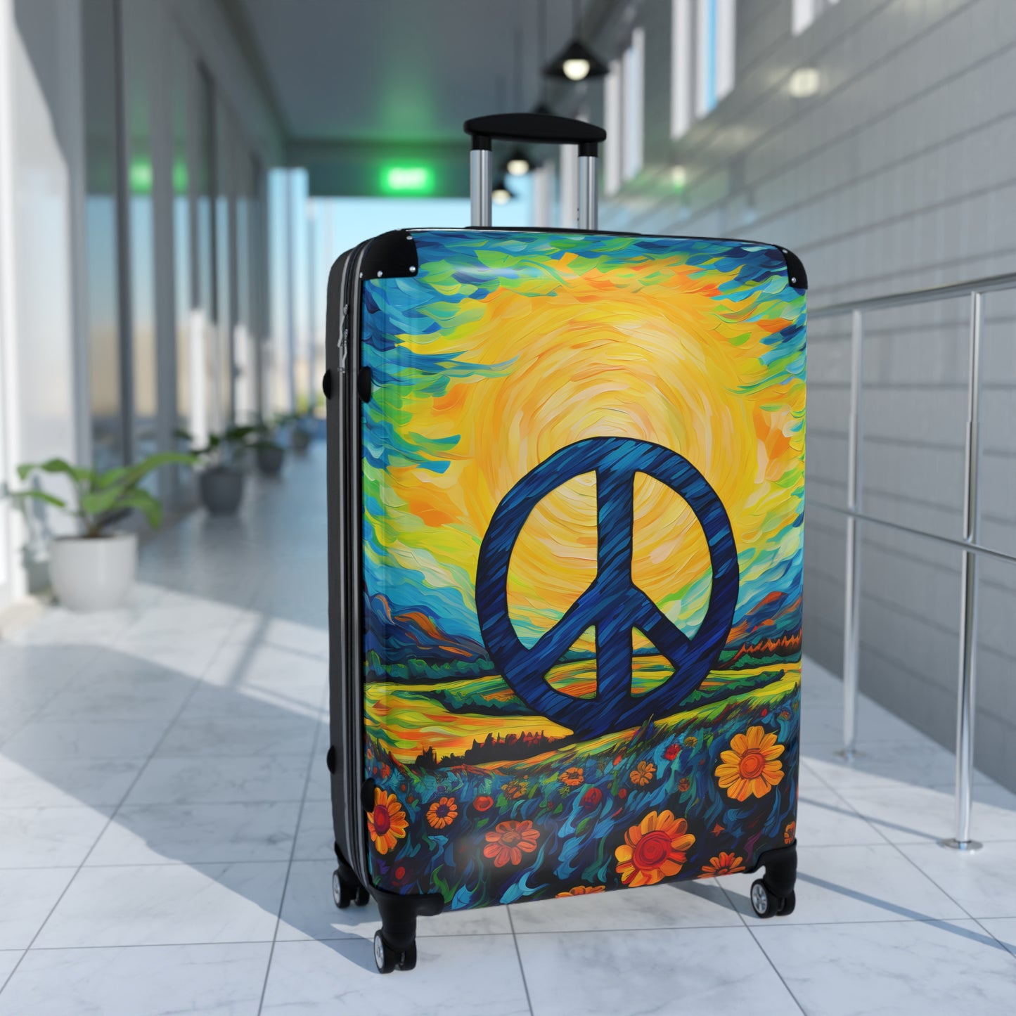 Peaceful Fields Suitcase