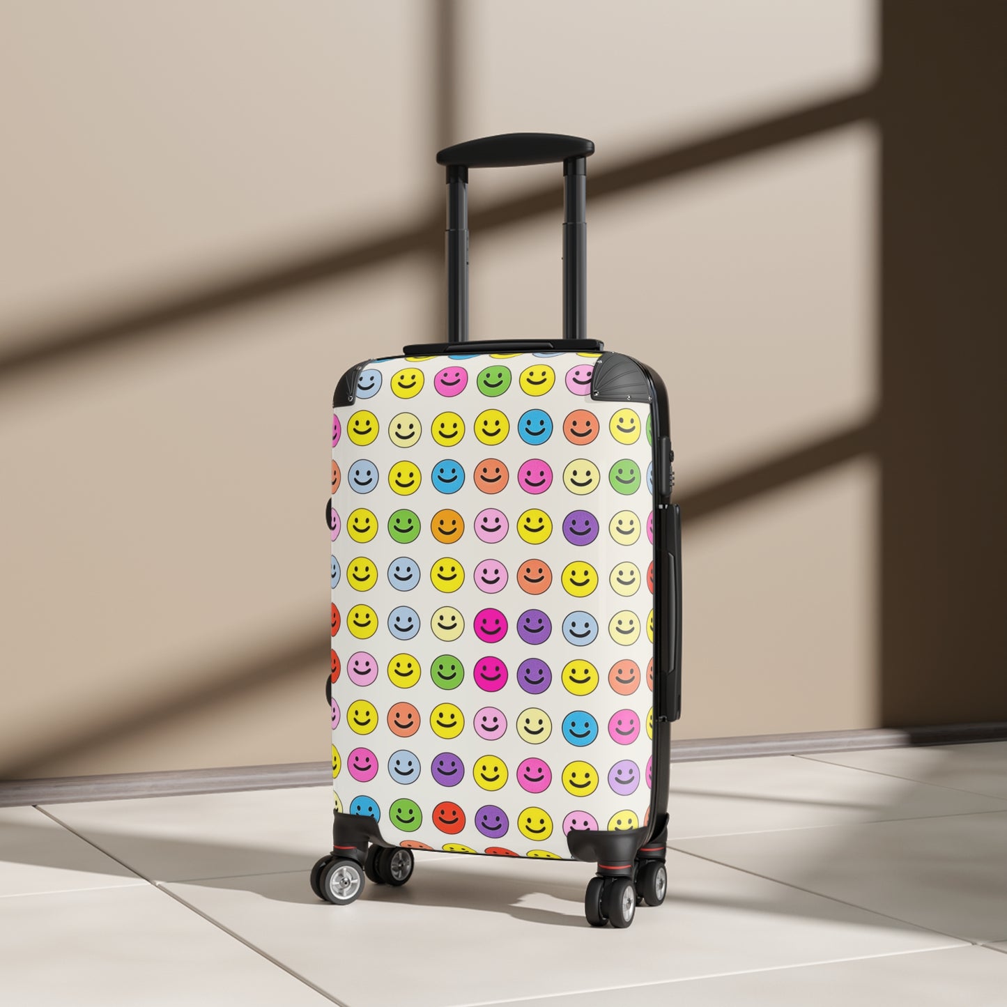 Happy Faces Rolling Suitcase