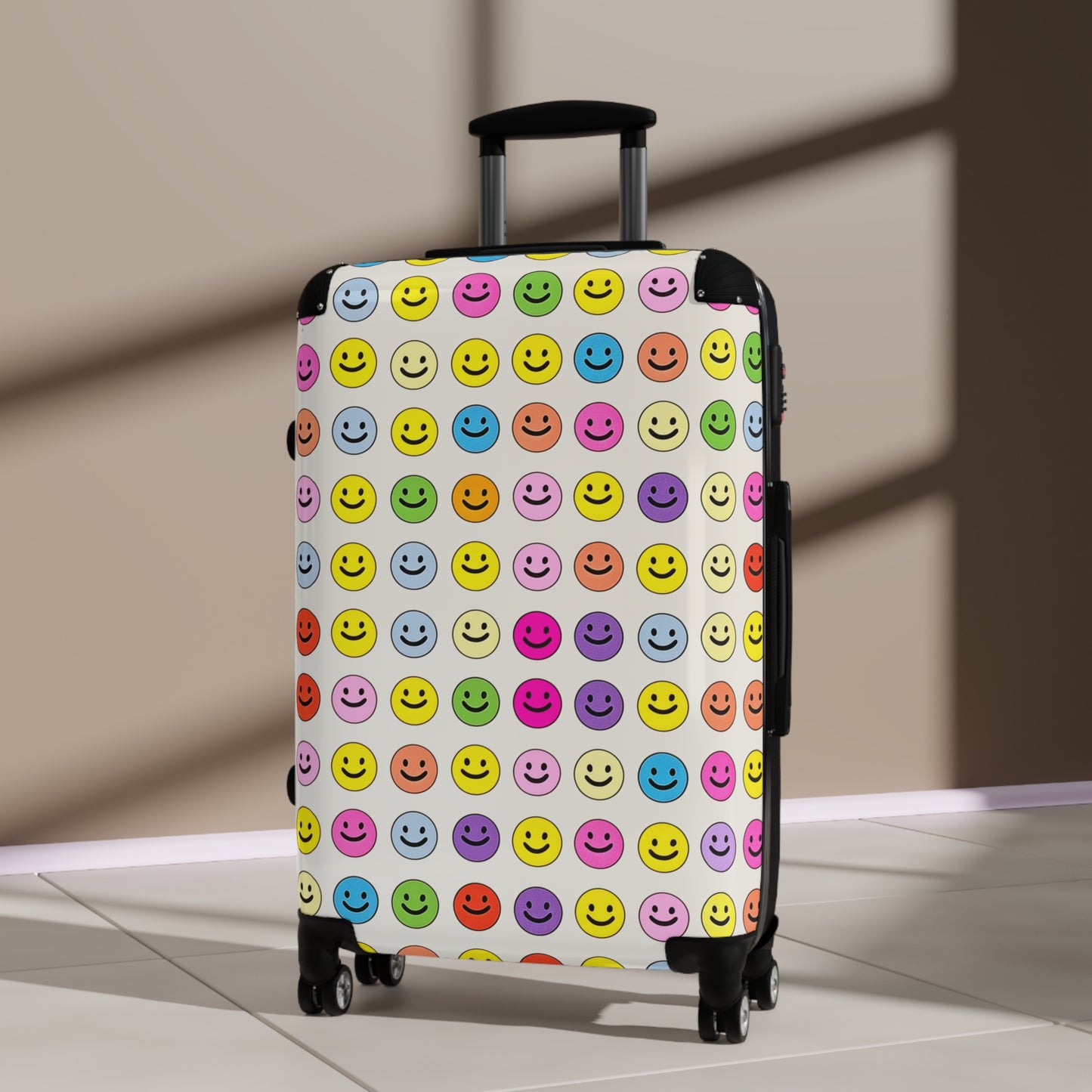 Happy Faces Rolling Suitcase
