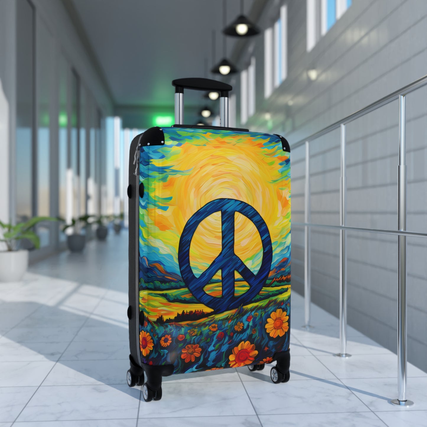 Peaceful Fields Suitcase
