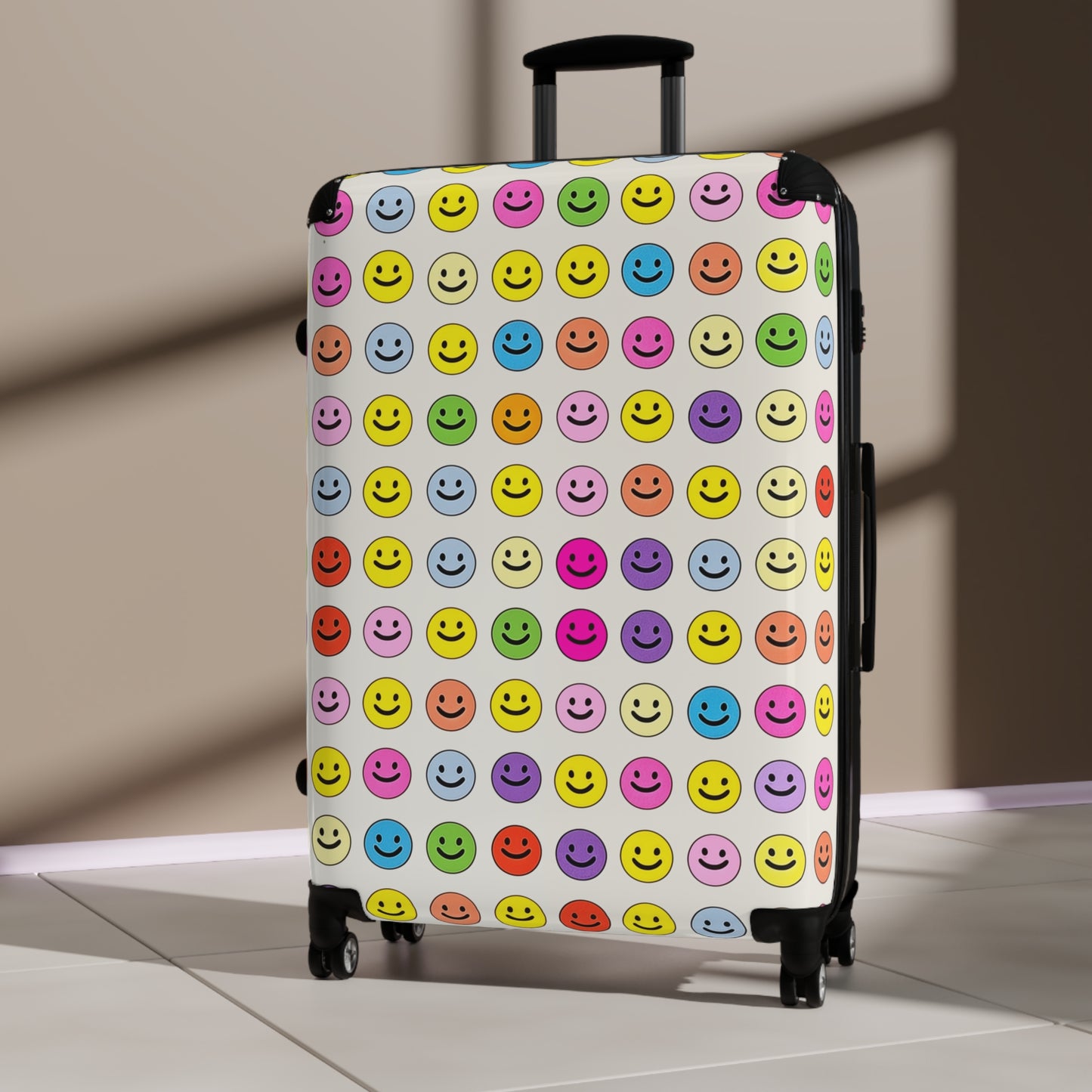 Happy Faces Rolling Suitcase