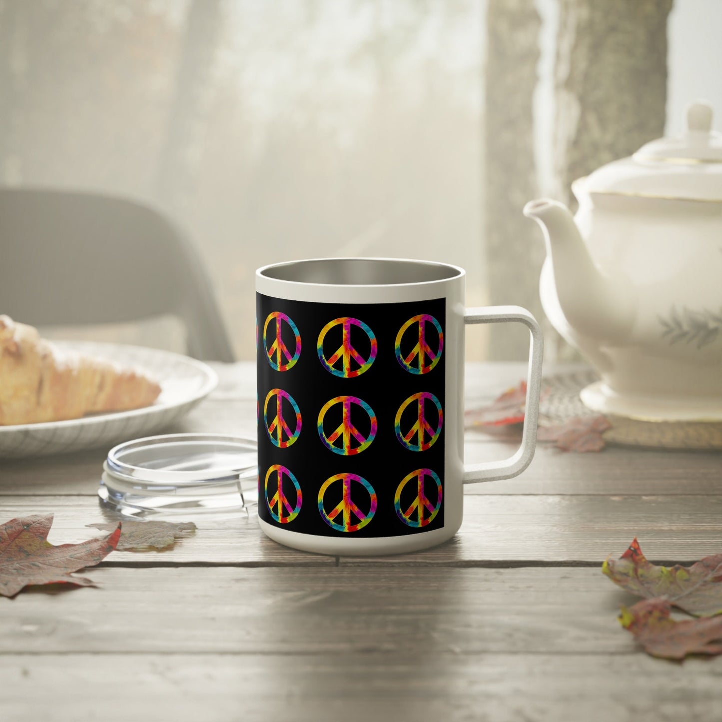 Small Sips of Peace Insulated Coffee Mug, 10oz