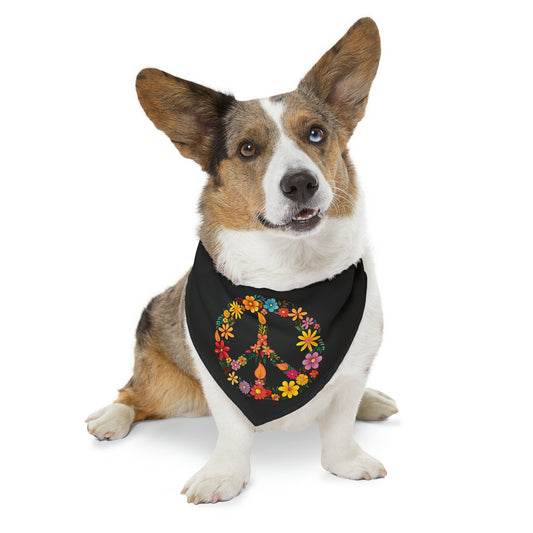 Hippie Hound Pet Bandana Collar