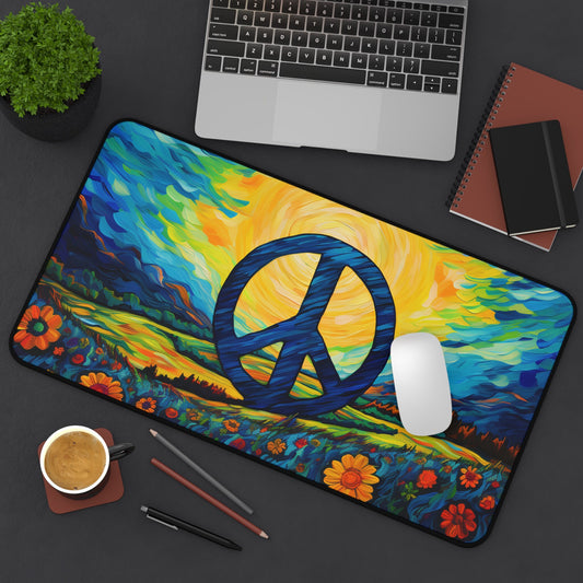 Peaceful Fields Desk Mat