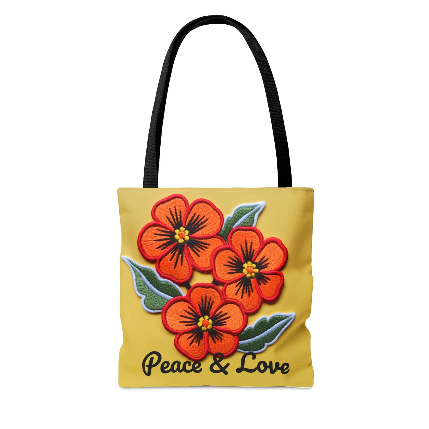 Peace and Love Tote Bag