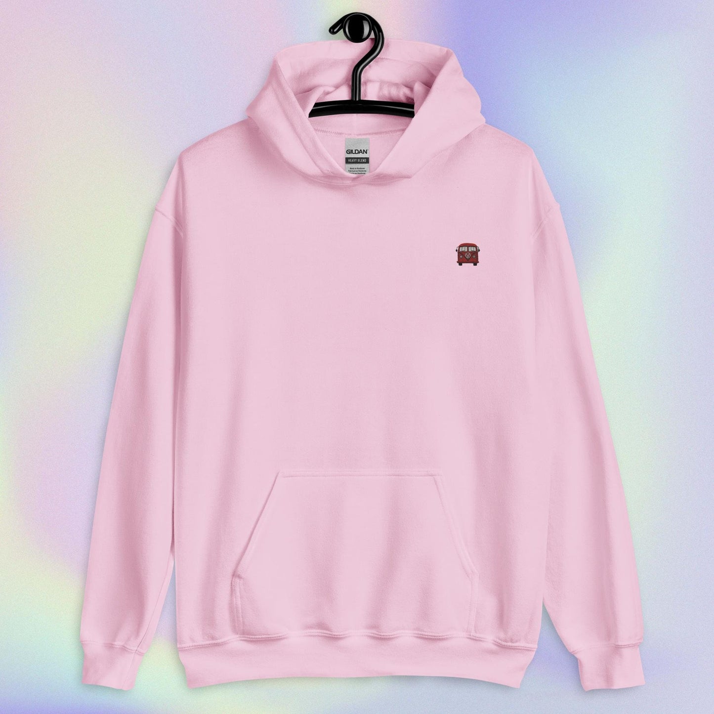 Groovy Bus Embroidered Comfy Hoodie
