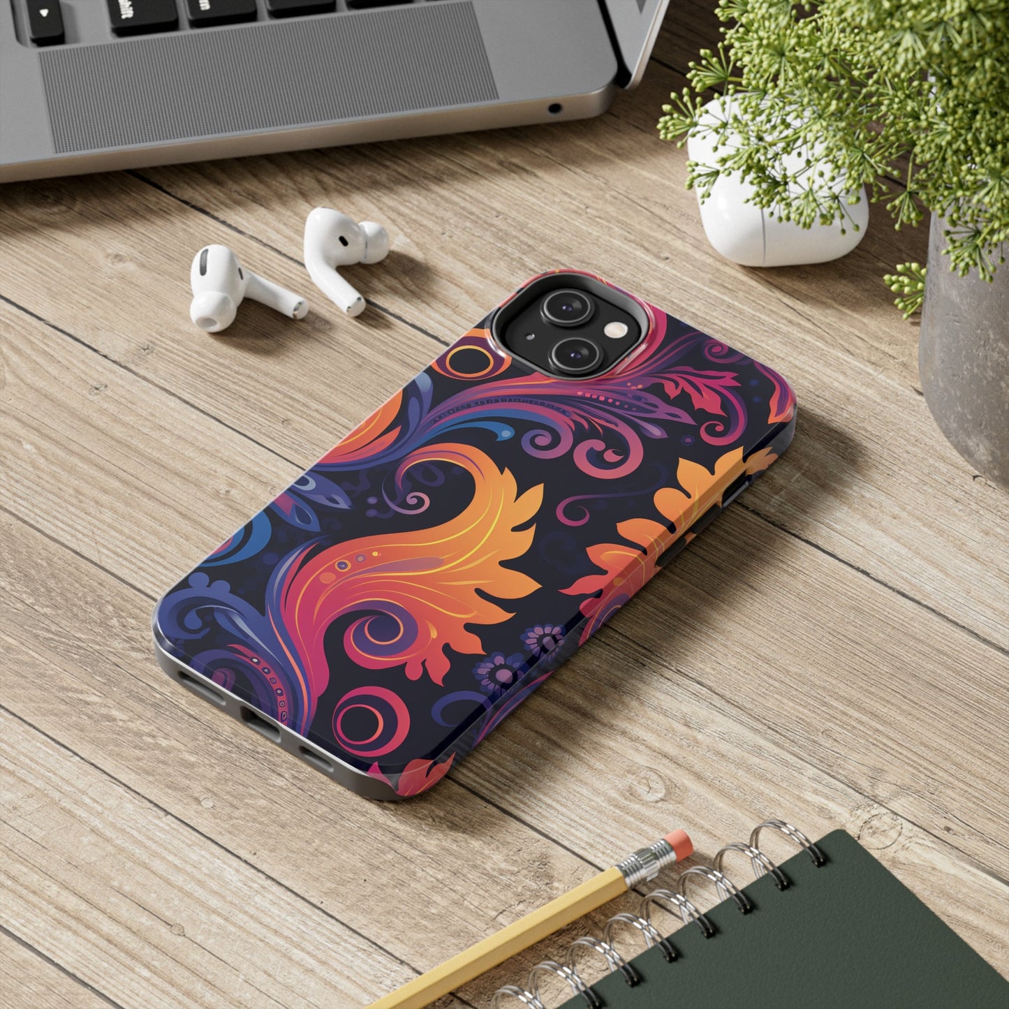 Sunset Serenade Paisely Phone Case