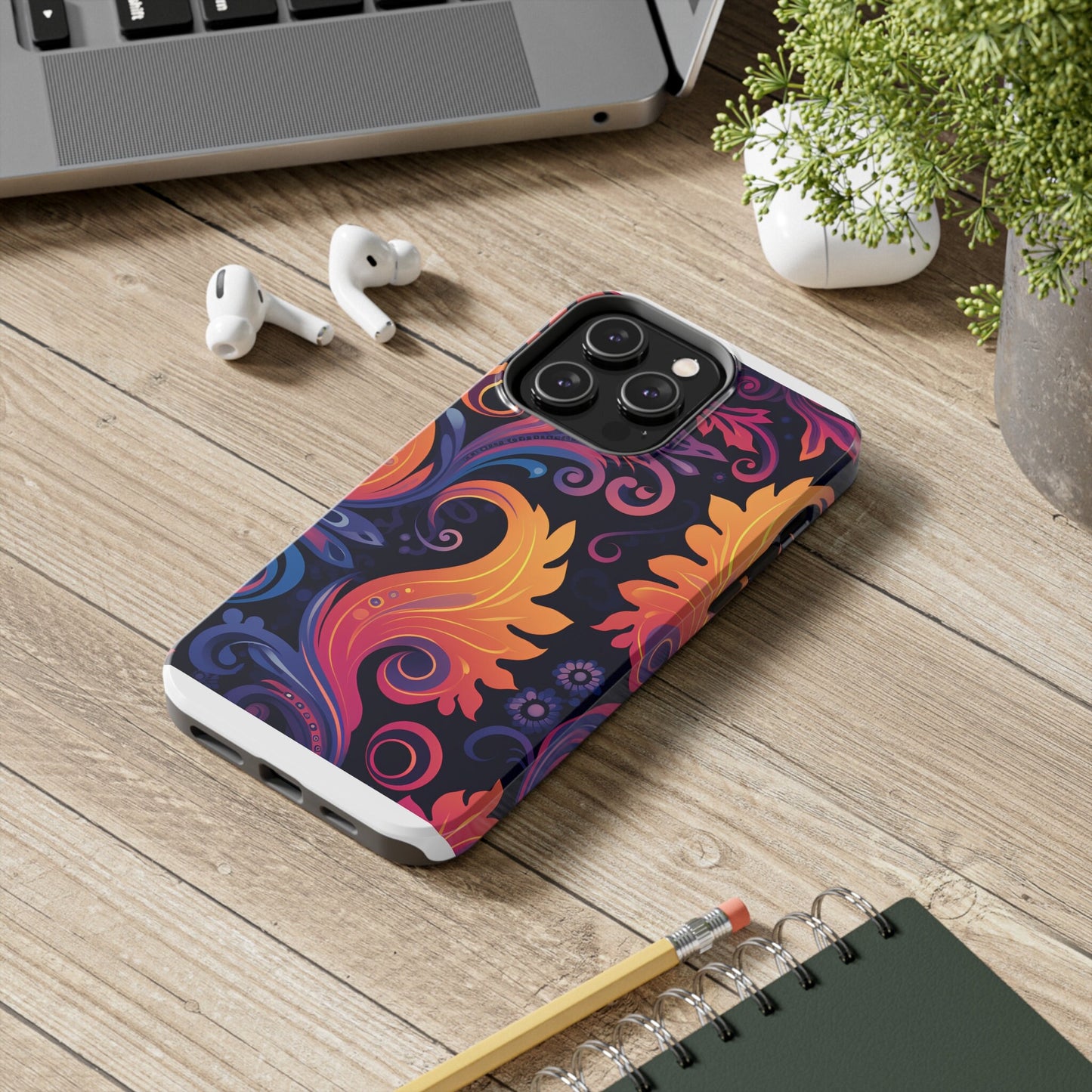 Sunset Serenade Paisely Phone Case