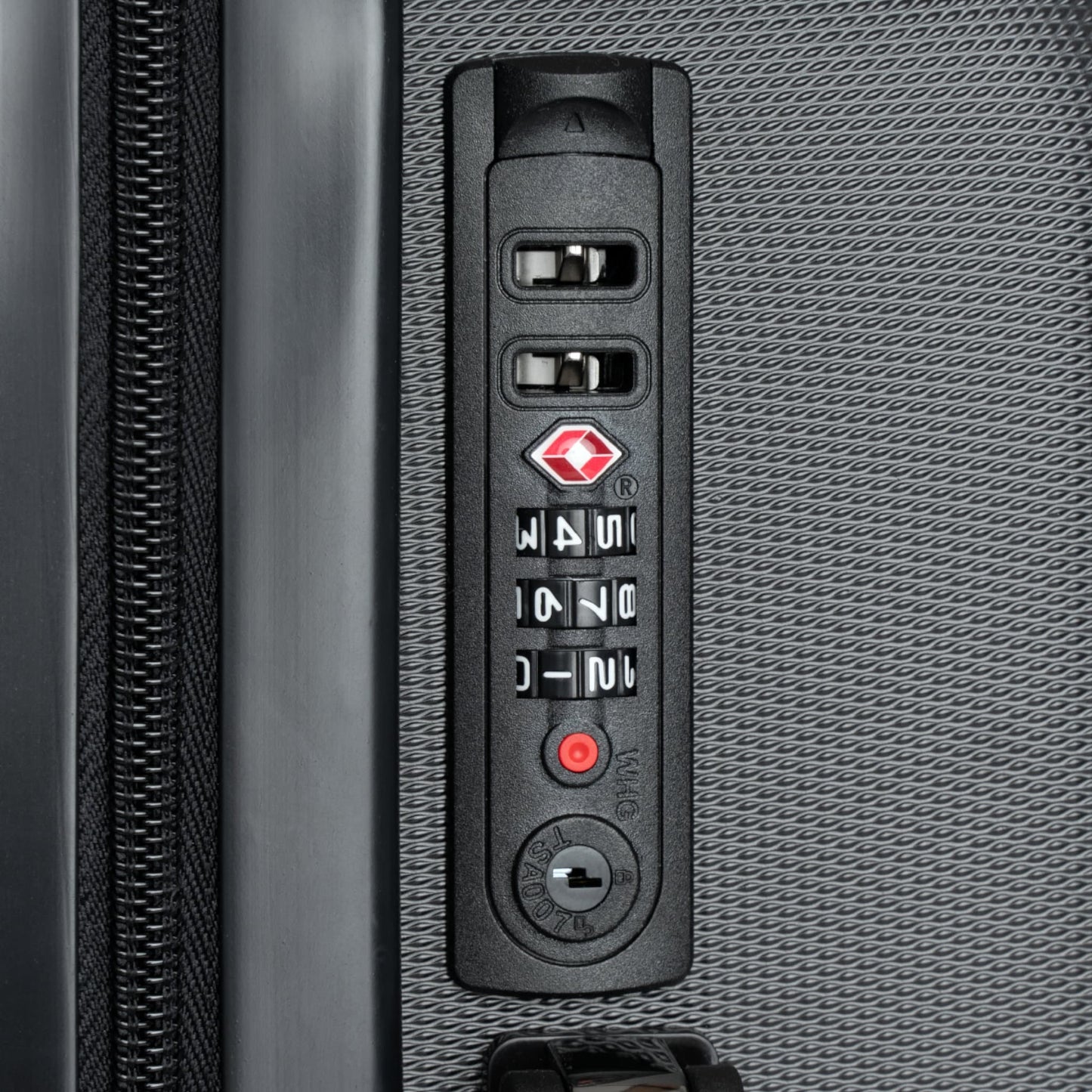 Custom Peace Sign Rolling Travel Suitcase