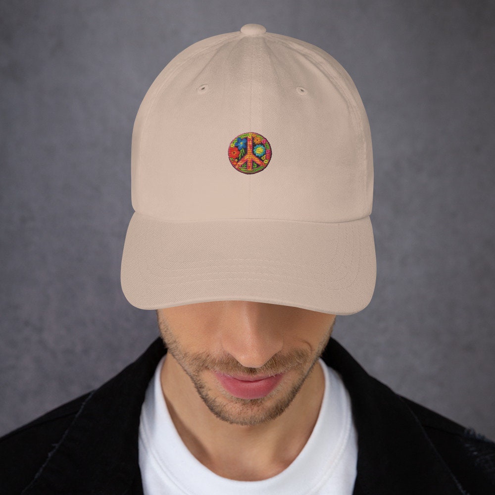 Peace and Love Dad hat