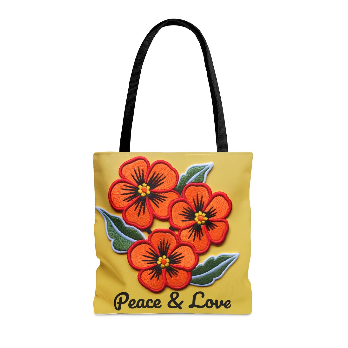 Peace and Love Tote Bag