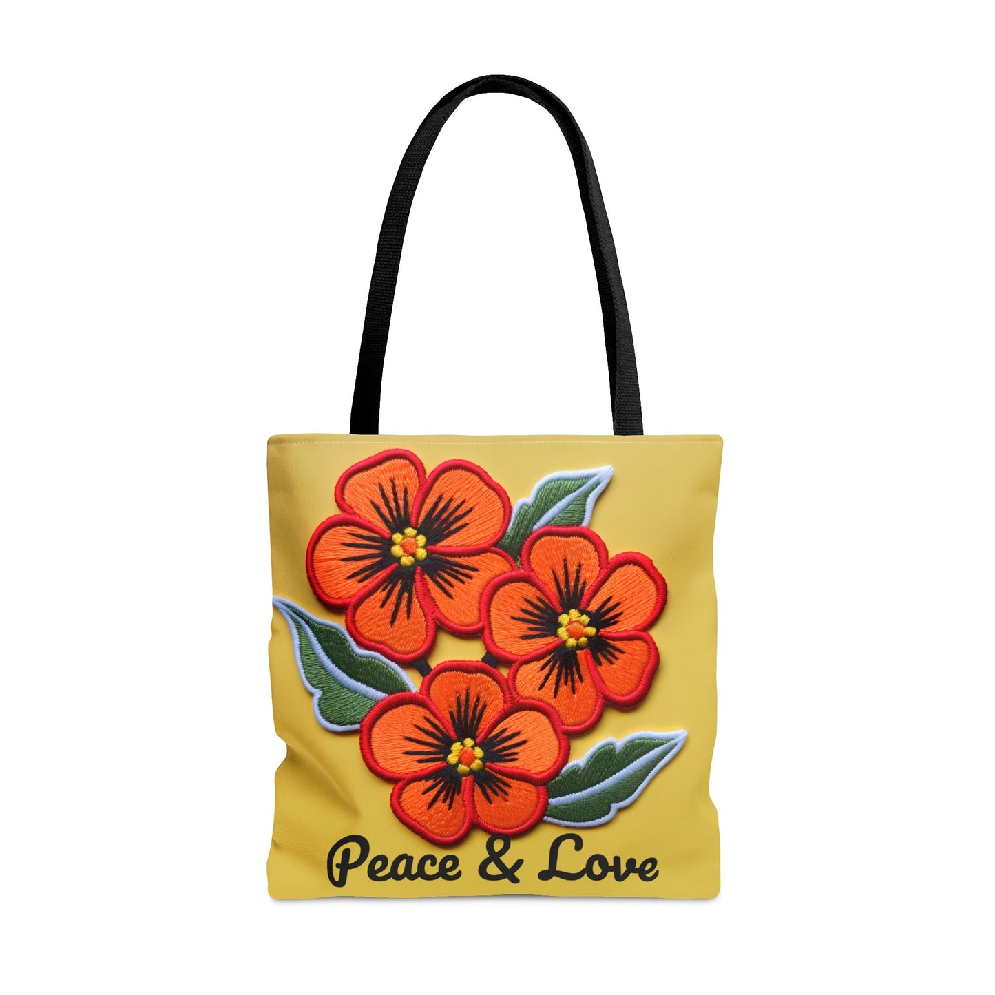 Peace and Love Tote Bag