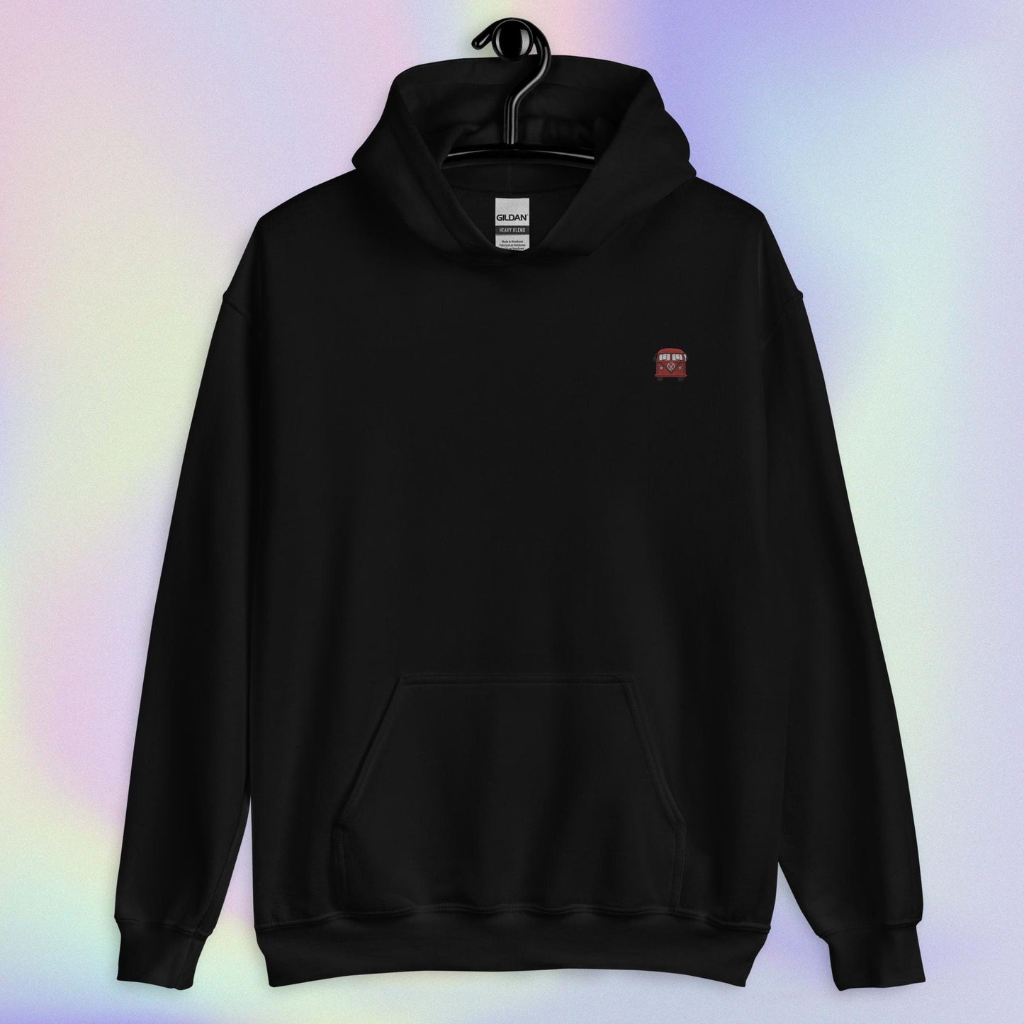 Groovy Bus Embroidered Comfy Hoodie