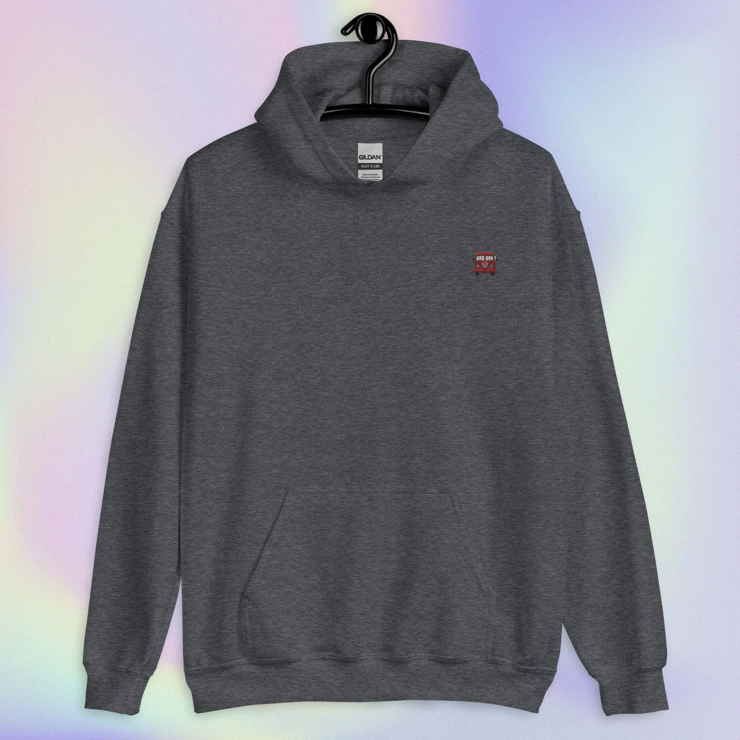 Groovy Bus Embroidered Comfy Hoodie