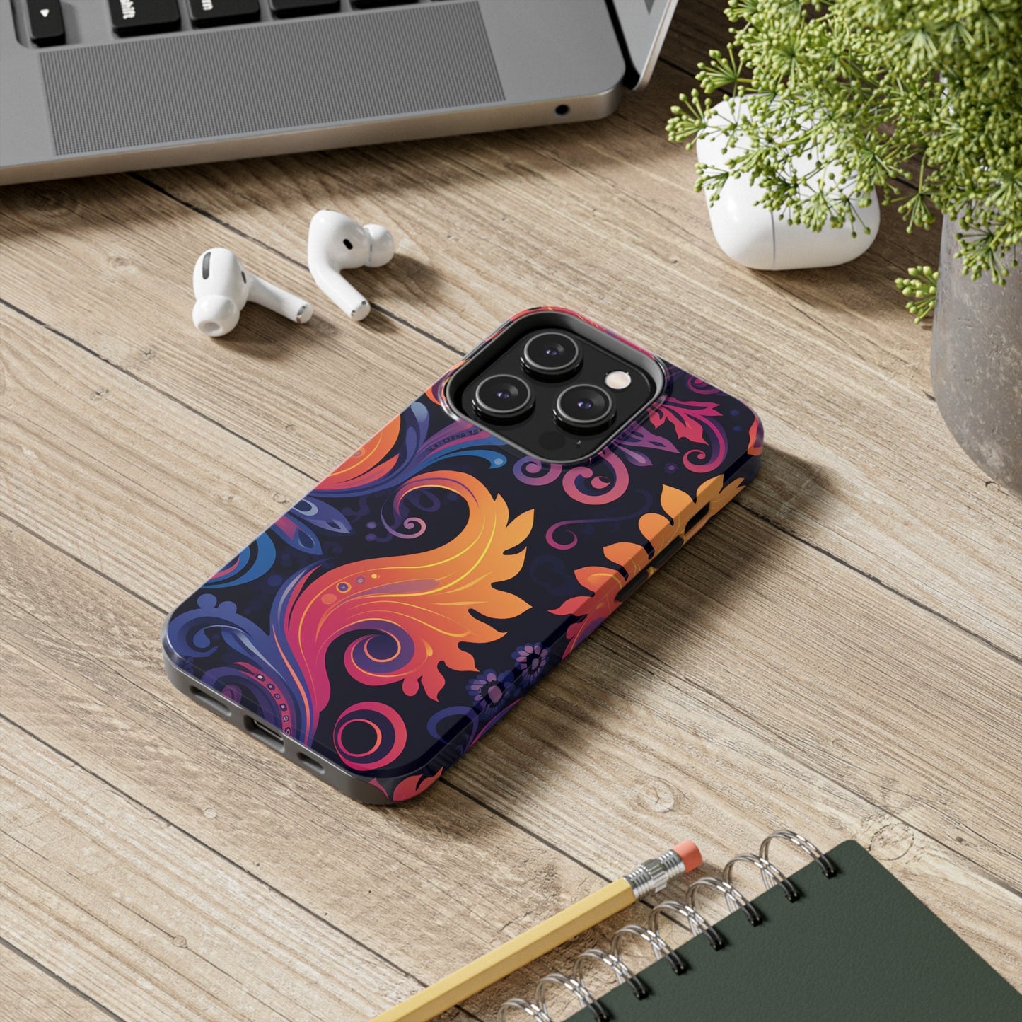 Sunset Serenade Paisely Phone Case