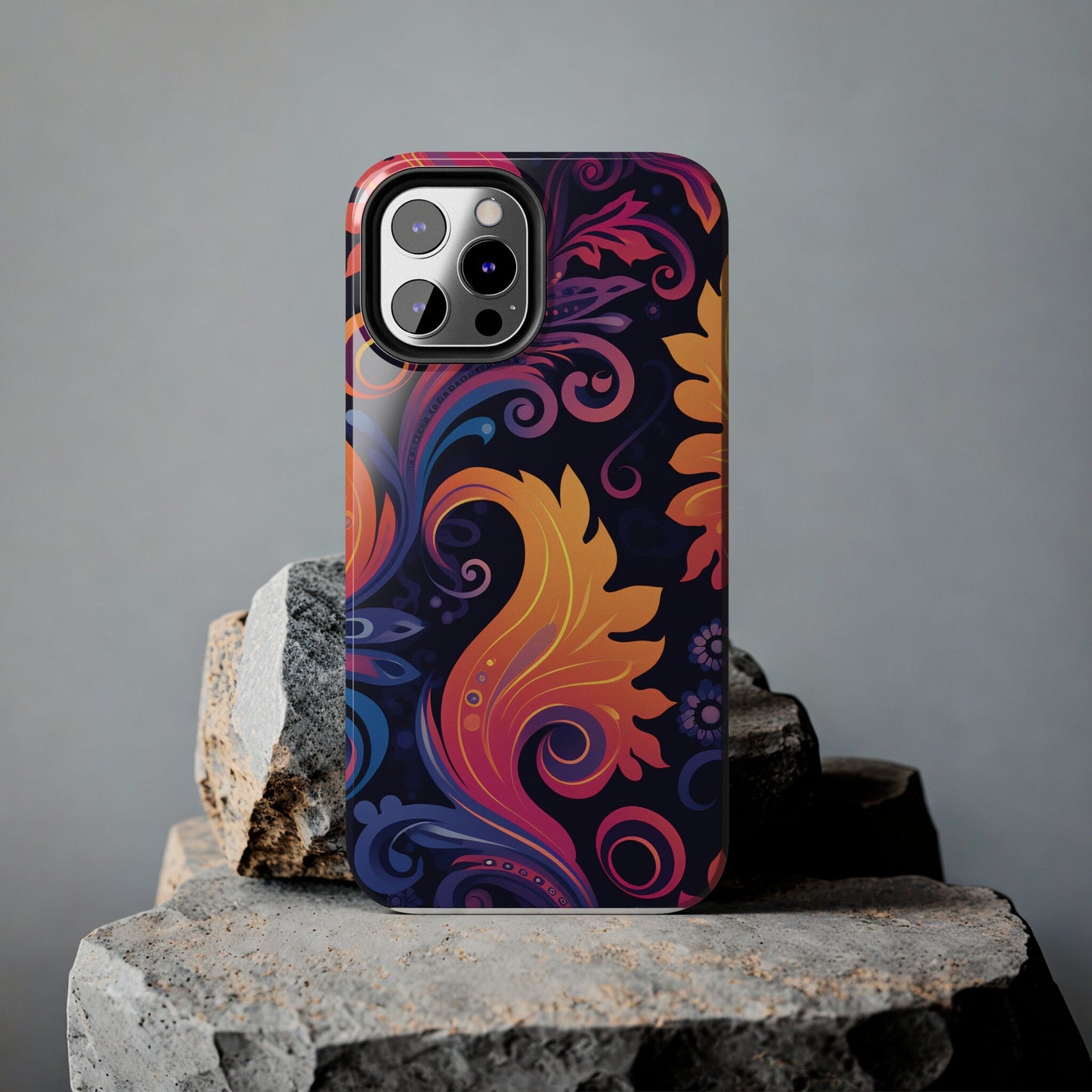Sunset Serenade Paisely Phone Case