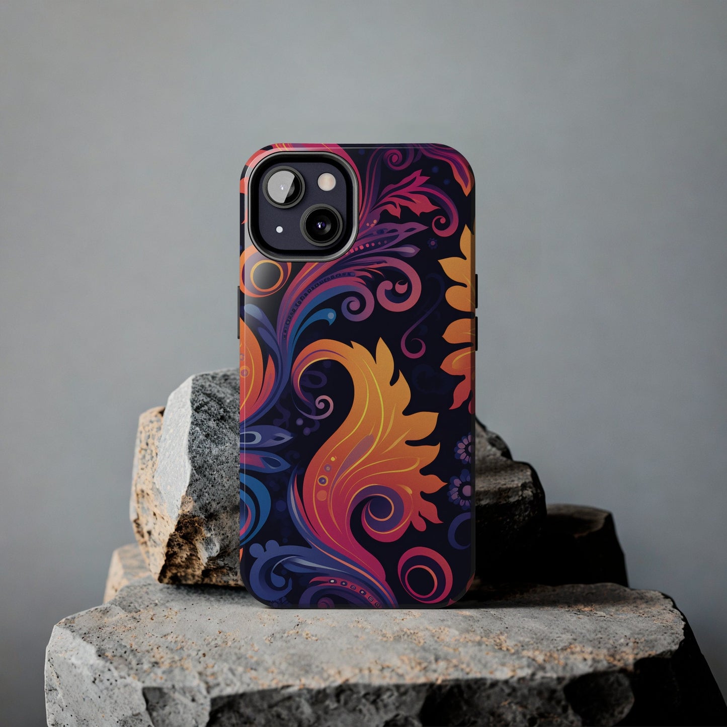 Sunset Serenade Paisely Phone Case